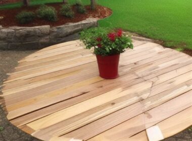 Jak zrobić drewniany stół na patio