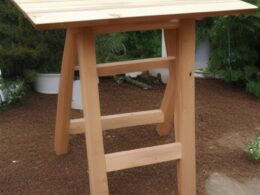 Jak zrobić stół z desek do ogrodu